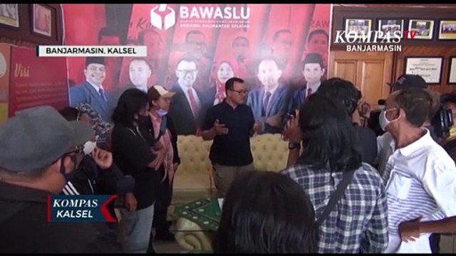 Protes Wartawan Dimintai Klarifikasi, Puluhan Jurnalis Datangi Bawaslu Kalsel