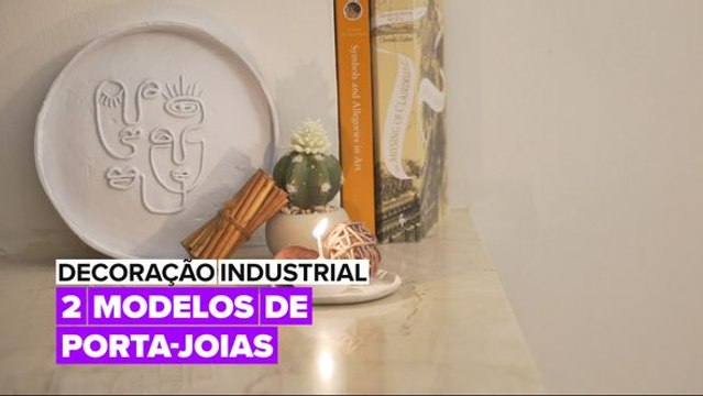 Decoração Industrial: 2 Modelos de porta-joias