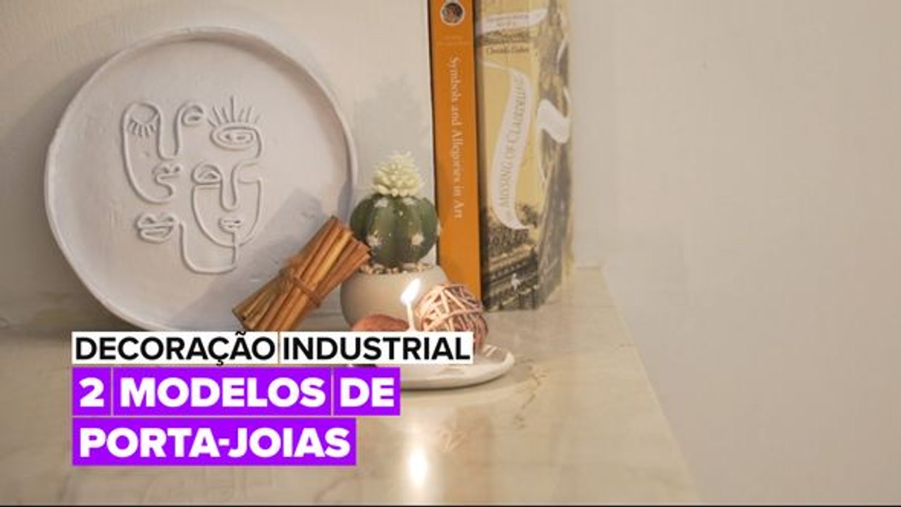 Decoração Industrial: 2 Modelos de porta-joias