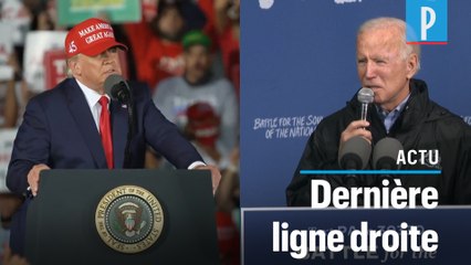 Derniers meetings pour Donald Trump et Joe Biden avant l’élection