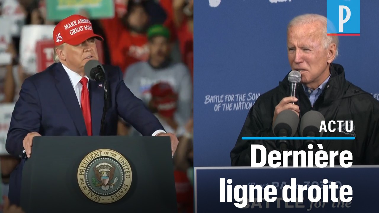 Derniers meetings pour Donald Trump et Joe Bide...