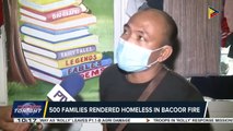 #PTVNewsTonight | 500 families rendered homeless in Bacoor fire