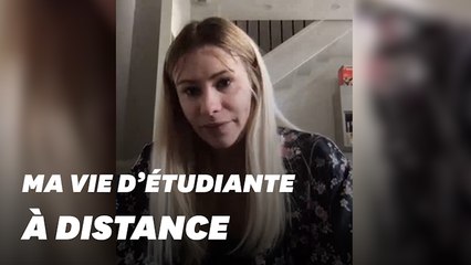 Malgré le confinement, cette étudiante réussit à garder sa motivation, et un lien avec sa promo