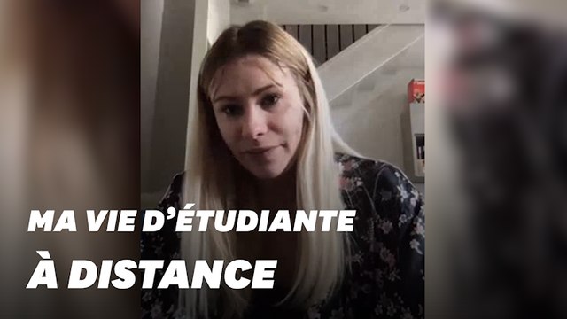 Malgré le confinement, cette étudiante réussit à garder sa motivation, et un lien avec sa promo