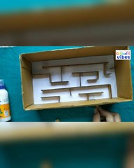 How to make cardboard maze