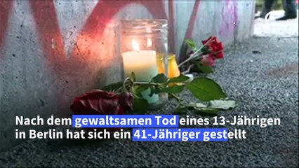 Tatverdächtiger stellt sich nach Tod von 13-Jährigem in Berlin
