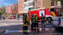 Incendio en un edificio de 13 plantas de Madrid