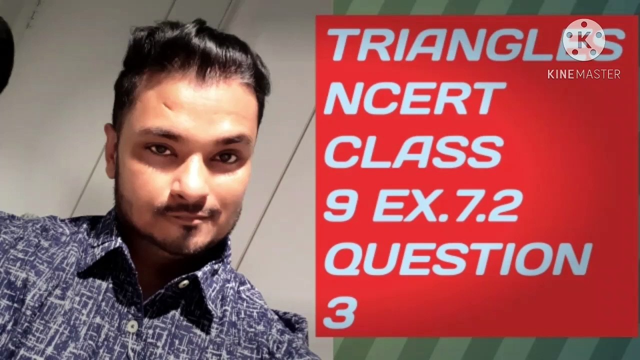 TRIANGLES NCERT CBSE CLASS 9 EX 7.2 Q3
