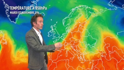 Bulletin météo pour le mardi 3 novembre 2020