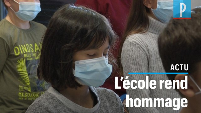 Les élèves de France rendent hommage à Samuel Paty