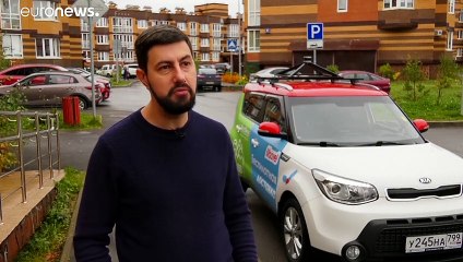 Москва: беспилотная доставка продуктов