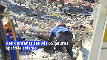 Turquie: deux enfants secourus trois jours après le séisme