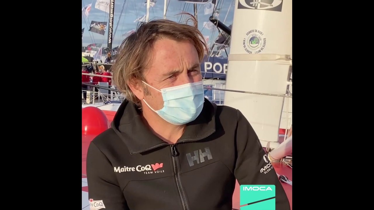 Yannick Bestaven / IMOCA GLOBE SERIE 2020 :  Dans les starting-globe #9 - Yannick Bestaven (Maître CoQ IV)