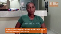 Padres dispuestos a acompañar a sus hijos en clases a distancia