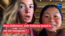 Jade Hallyday fête Halloween sans sa maman : la jeune fille se lâche !