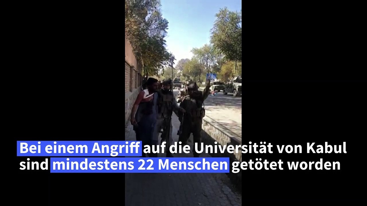 Mindestens 22 Tote bei Anschlag auf Universität in Kabul