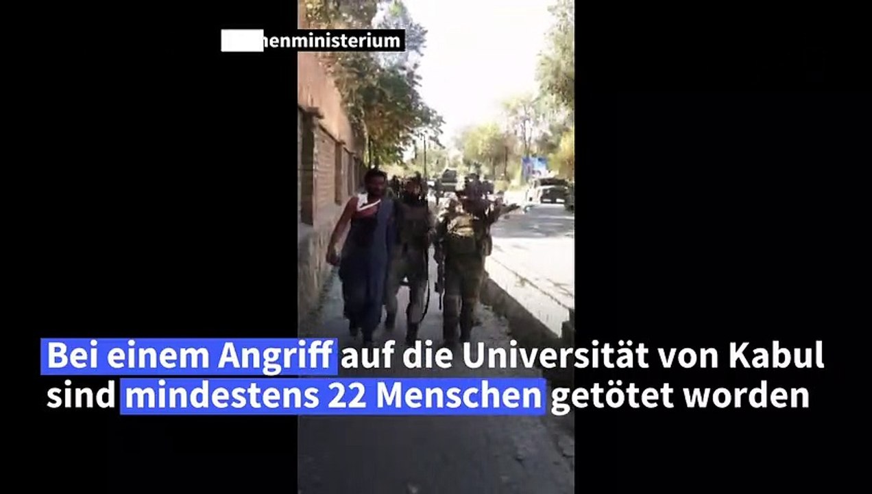 Mindestens 22 Tote bei Anschlag auf Universität in Kabul