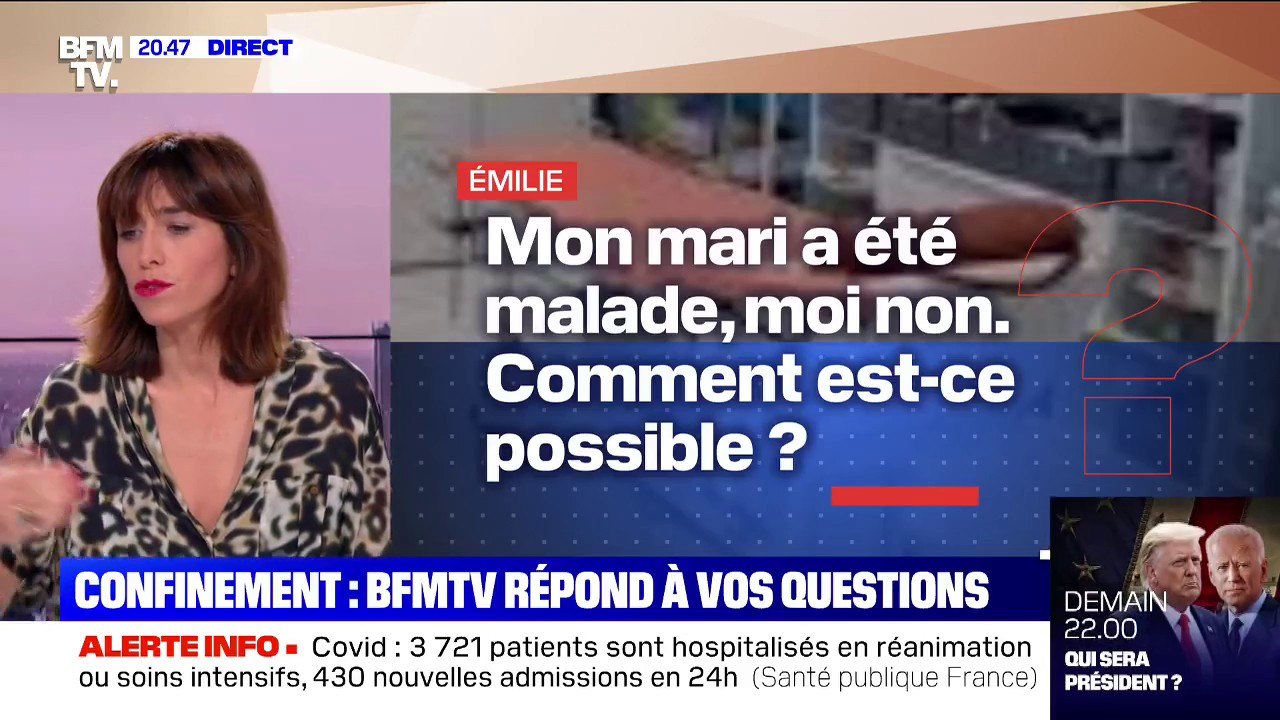 Mon mari a été malade, moi non. Comment est-ce possible ? BFMTV répond à vos questions