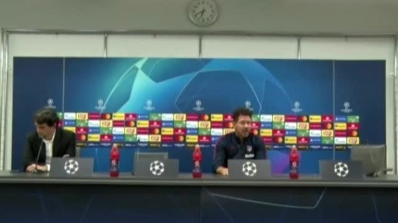 Simeone sobre el Lokomotiv: "Nos medimos a un equipo se repliega muy bien y contragolpea muy rápido"