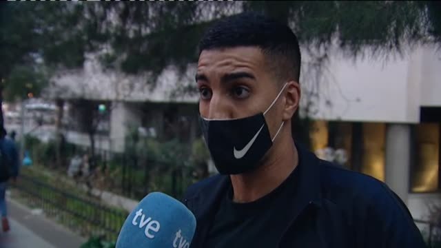 Los detenidos de las protestas del pasado sábado en Madrid salen del juzgado