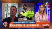 Laura Fidalgo denunció por calumnias e injurias a 3 famosos