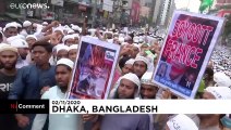 Thousands take part in anti-France rallies in Bangladesh and Indonesia