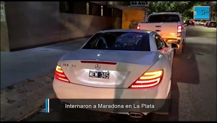 Internaron a Maradona en La Plata