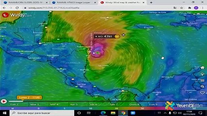 LIVE: Huracán Eta sube a categoría 4, y sigue avanzando hacia Nicaragua - Lunes 02 Noviembre 2020
