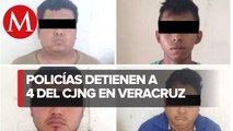 En Veracruz, caen 4 presuntos miembros del Cártel Jalisco Nueva Generación