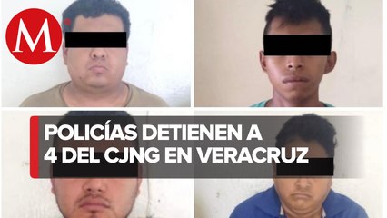 Download Video: En Veracruz, caen 4 presuntos miembros del Cártel Jalisco Nueva Generación