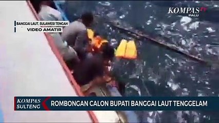 Rombongan Calon Bupati Banggai Laut tenggelam