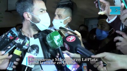 Internaron a Maradona en La Plata