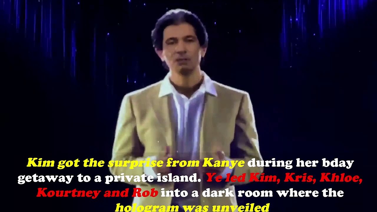 Kim Kardashian got a virtual reunion with her father as Robert Kardashian appeared in hologram form