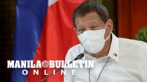 Duterte explains absence on first day of Typhoon Rolly