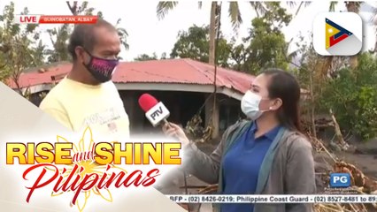 Sitwasyon sa Guinobatan, Albay dahil sa bagyong #RollyPH