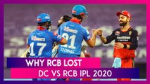 Delhi vs Bangalore IPL 2020: 3 Reasons Why Bangalore Lost to Delhi