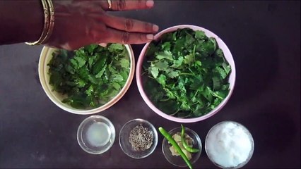 How To Make Green Chutney(Tasty Hari Chutney) | NirmalBhoj