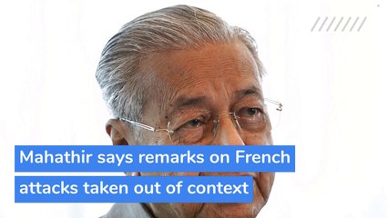 Mahathir says remarks on French attacks taken out of context, and other top stories in technology from November 03, 2020.
