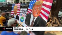 شاهد: ترامب وبايدن في شوارع مومباي الهندية بفضل أساتذة فنون
