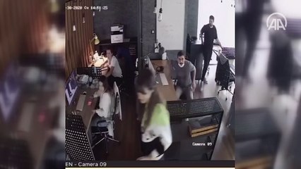 Depremin ardından Seferihisar'da meydana gelen su taşkını kameralara yansıdı
