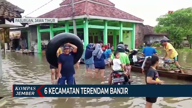Sejumlah Sungai Meluap, 6 Kecamatan Terendam Banjir