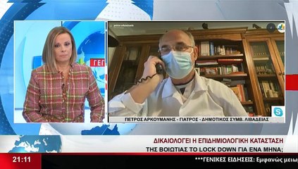 Ο Γιατρος και δημοτικός σύμβουλος Λιβαδειάς, Π. Αρκουμάνης, στο Star K.E.