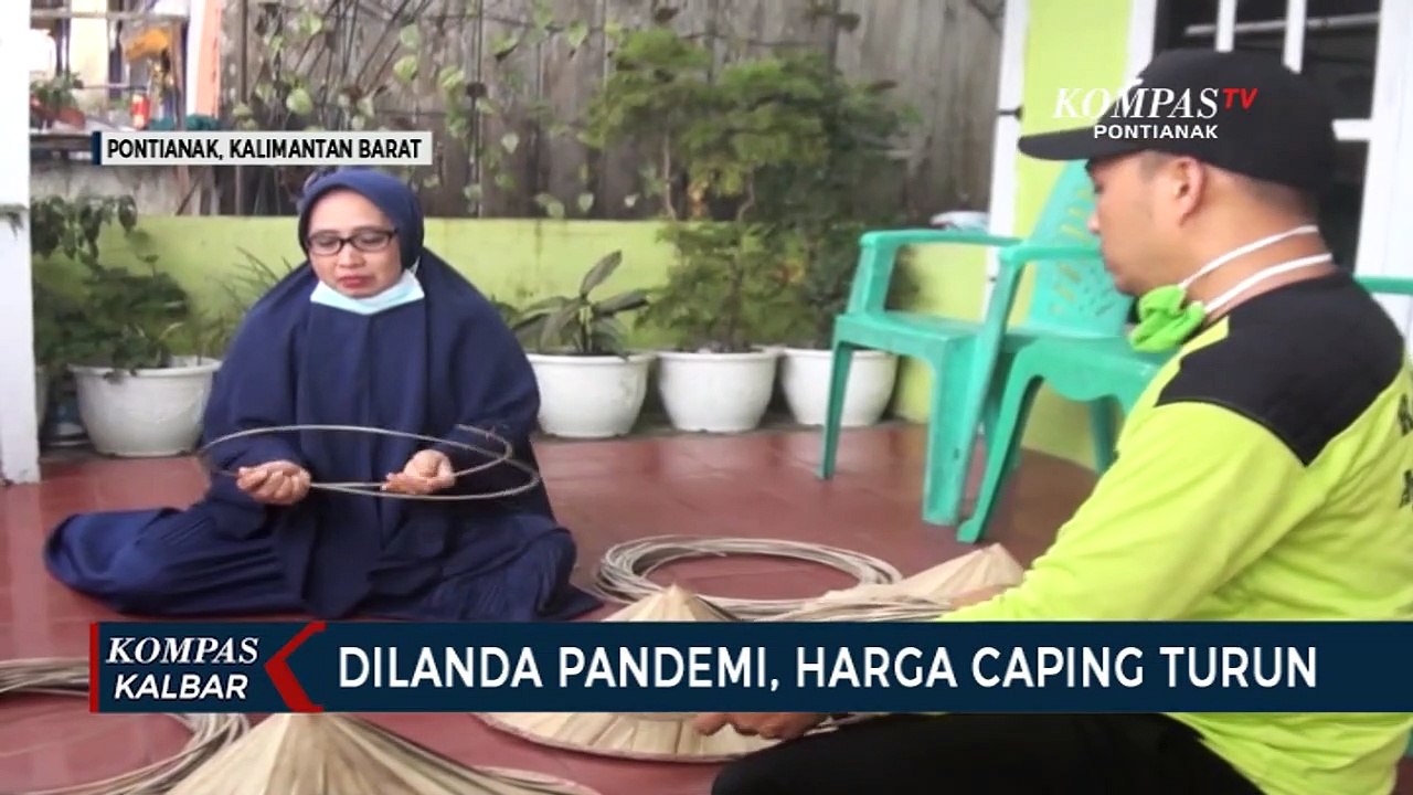 Dampak Pandemi Covid, Perajin Caping di Pontianak Alami Kerugian