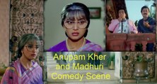 Anupam Kher and Madhuri Comedy Scene  | Dil Tera Aashiq (1993) | Salman Khan | Anupam Kher | Madhuri Dixit | Blockbuster Movie Dil Tere Aashiq