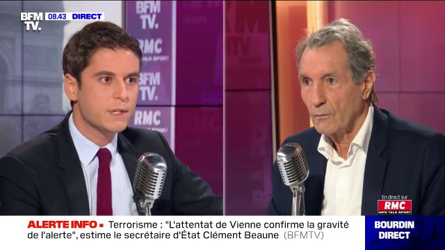 Gabriel Attal: Nous allons réinstaurer un couvre-feu sur Paris et peut-être l'Ile-de-France