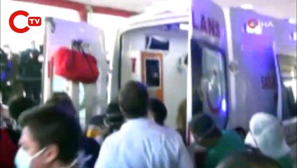 Göçükten çıkarılan Ayla hastaneye getirildi