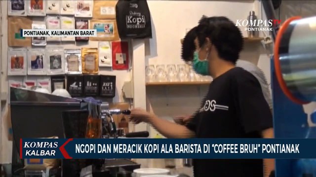 Coffee Bruh Pontianak Berikan Kesempatan Pengunjungnya Racik Kopi Sendiri