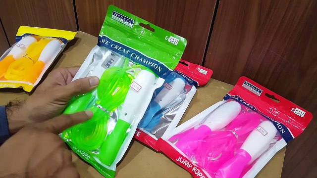 Unboxing, Review, Testing of Konex Skipping Rope With Counter Jump CJ 27 for kids and girls