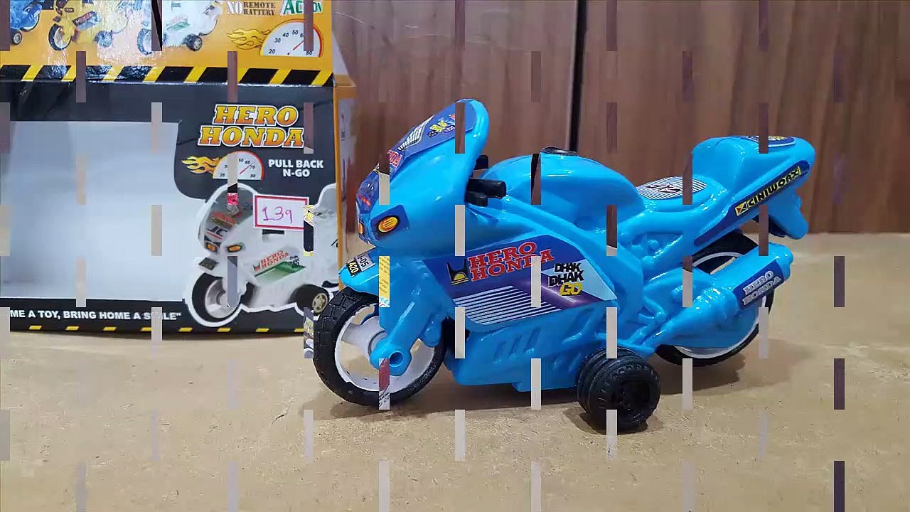 Unboxing, Review, Testing of shinsei toys hero honda toy bike for kids gift
