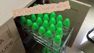 soft close electric servo pull out kitchen basket
